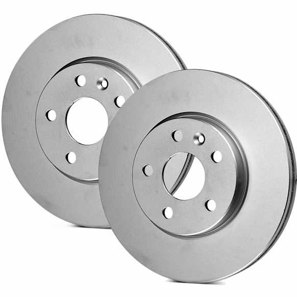 2021 Mazda 6 - Rear Brake Disc, Geomet Coated, Plain Surface, Solid, 5 Lugs, 278 mm, 2.5L 4Cyl, QuietCast Series