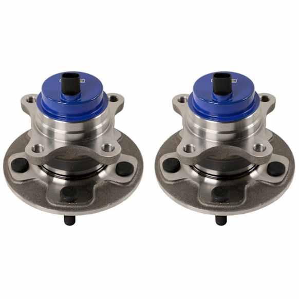 SET-MO513422-2 Front, Driver and Passenger Side Wheel Hub, 5 Lugs, 5.0L, 8Cyl, Problem Solver Series