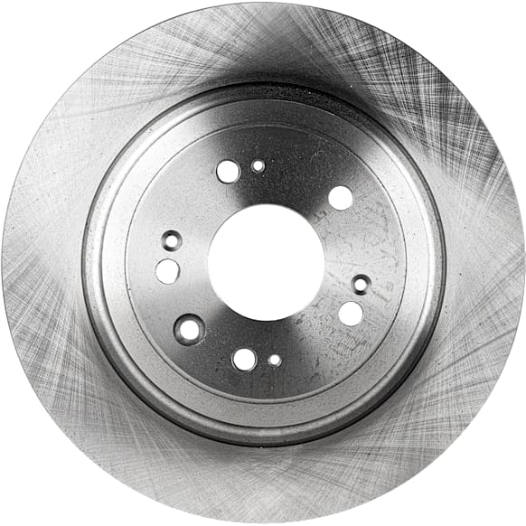 Rear, Driver or Passenger Side Brake Disc, Natural Finish, Plain Surface, Solid, 5 Lugs, 334.01 mm, Pro-Line Series