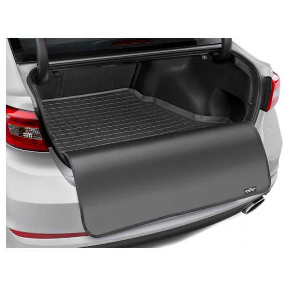 401122SK Cargo Mat, Molded Cargo Liner, Black, Made of Rubber, DigitalFit Series