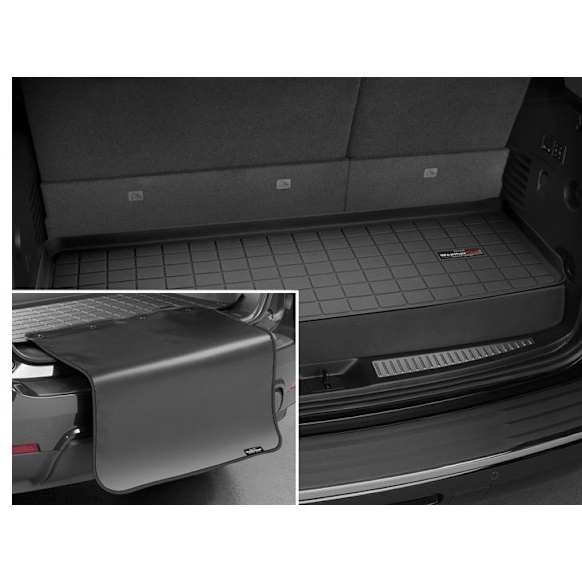 40609SK Cargo Mat, Molded Cargo Liner, Black, Made of Rubber, Cargo Liner Series