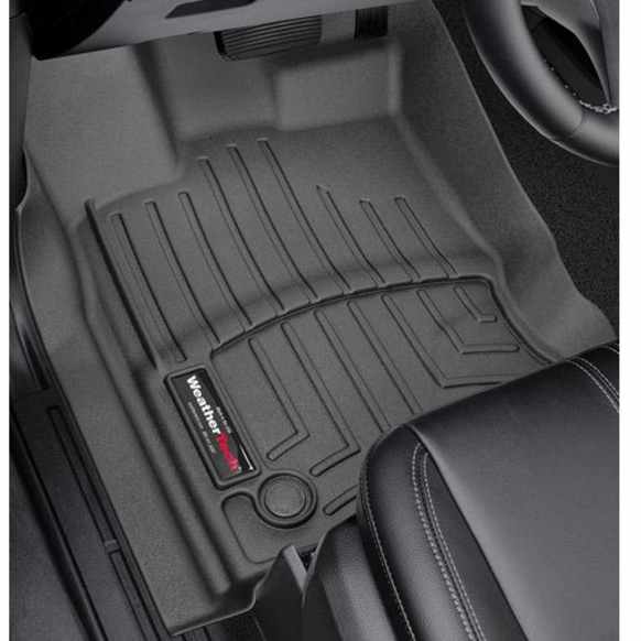 4415181V Front Row FloorLiner Series Molded Floor Liner, Black High-Density Tri-Extruded (HDTE)