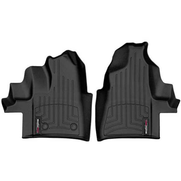 449751 Front Row FloorLiner Series Molded Floor Liner, Black Made of Rubberized Thermoplastic Polyolefins