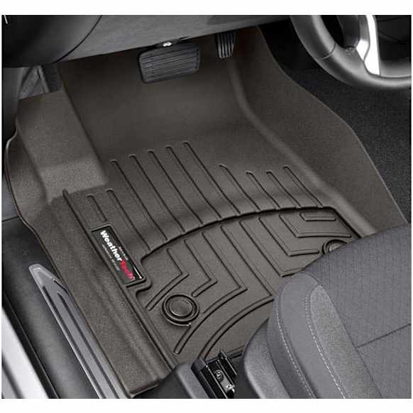 4714361 Front Row FloorLiner Series Molded Floor Liner, Cocoa High-Density Tri-Extruded (HDTE)