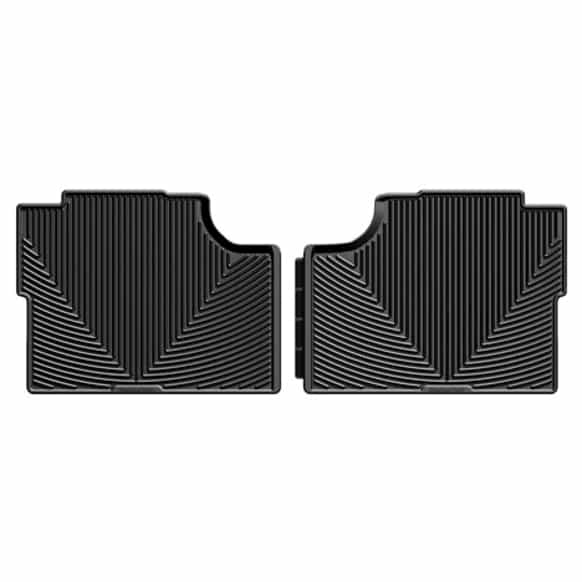 2019 Ford F-250 Super Duty - All-weather Series, Black, Second Row, Flat Floor Mat, Crew Cab Pickup, Made of Rubberized Thermoplastic Elastomer