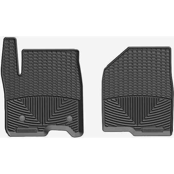 W489GR Front Row All-weather Series Molded Floor Liner, Gray Made of Rubberized Thermoplastic Elastomer