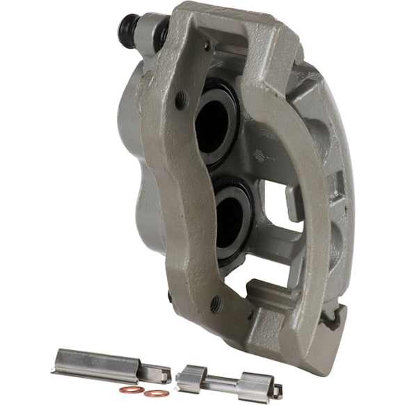 2002 Lincoln Navigator - Front, Passenger Side Brake Caliper, RWD, With Phenolic Piston; With Mounting Bracket, Reman Series