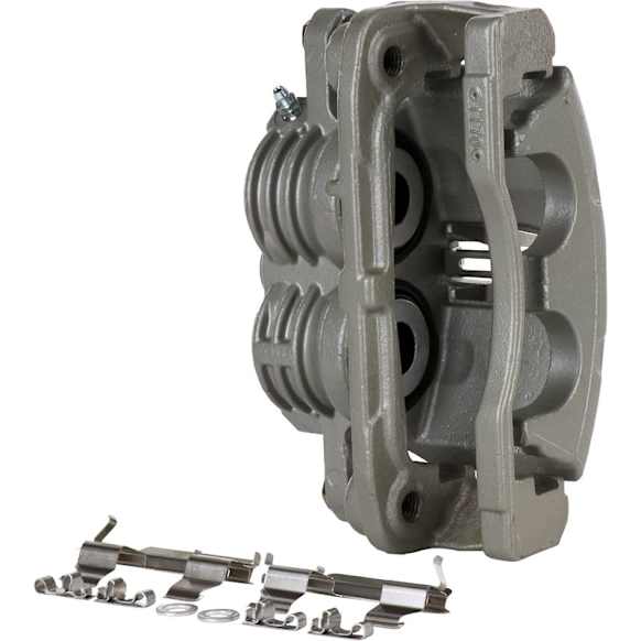 2004 Oldsmobile Bravada - Front, Passenger Side Brake Caliper, RWD, With Phenolic Piston; With Mounting Bracket, Reman Series