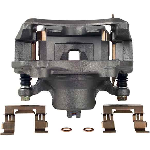 2001 Nissan Maxima - Front, Driver Side Brake Caliper, FWD, With Metal Piston; With Mounting Bracket, Reman Series