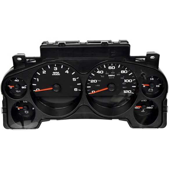 2007 Chevrolet Silverado 2500 HD - Instrument Cluster, Automatic Transmission, Id #(S) 20848057, 20964174, With 6 Gauge Panel, With Tachometer, Without Trans Fluid Temperature Gauge