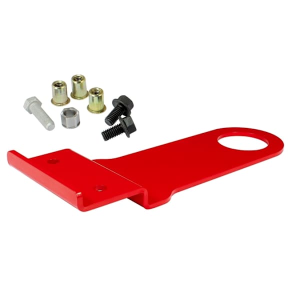450-401005-R Control PFADT Series Tow Hook - Powdercoated red, Steel, Direct Fit, Sold Individually