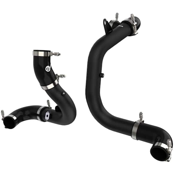 46-20414-B BladeRunner Series Intercooler Hose - Black, Aluminum, Direct Fit, Set of 2
