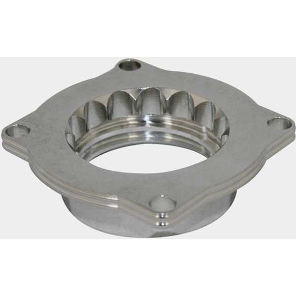 46-31008 Throttle Body Spacer - Clear Anodized, Aluminum, Direct Fit, Sold Individually
