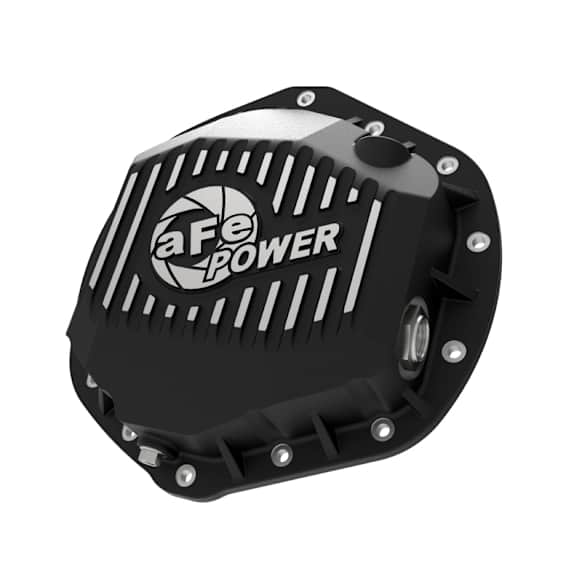 2018 Ram 2500 - Rear Differential Cover, 6.4L 8Cyl, GAS, With HEMI Engine, Powdercoated Black, Aluminum, Power Pro Series