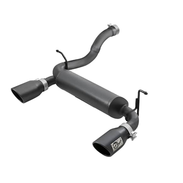 49-48067-B Axle-Back Exhaust System, Made of Stainless Steel, Rebel Series