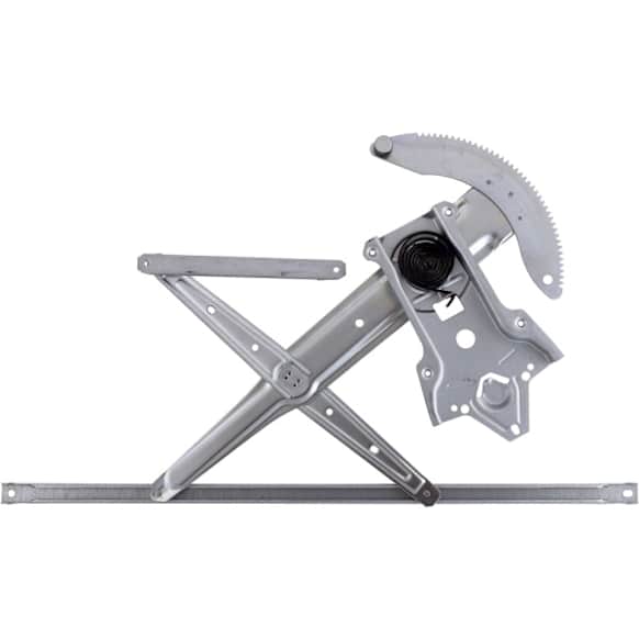 82-610F Front, Passenger Side OE Replacement Series Power Window Regulator, Without Motor