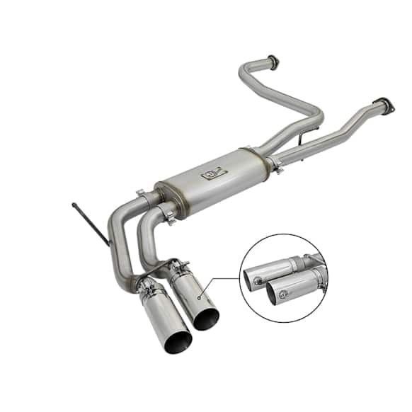 49-46124-P Cat-Back Exhaust System, 5.6L, 8Cyl, Made of Stainless Steel, Rebel Series