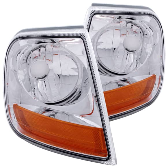 521026 Driver and Passenger Side Halogen Corner Light, Without bulb(s)