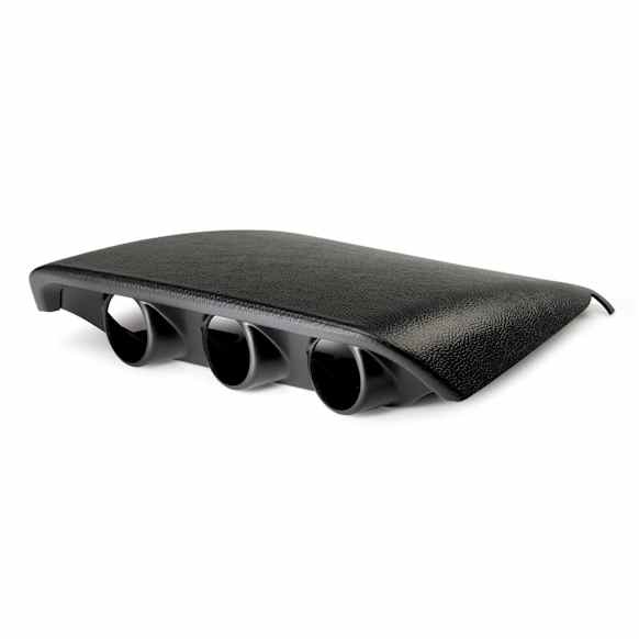 10050 Gauge Mount, Dash Top, Triple, 2 1/16in. Black, Ford Mustang 05-09 S197