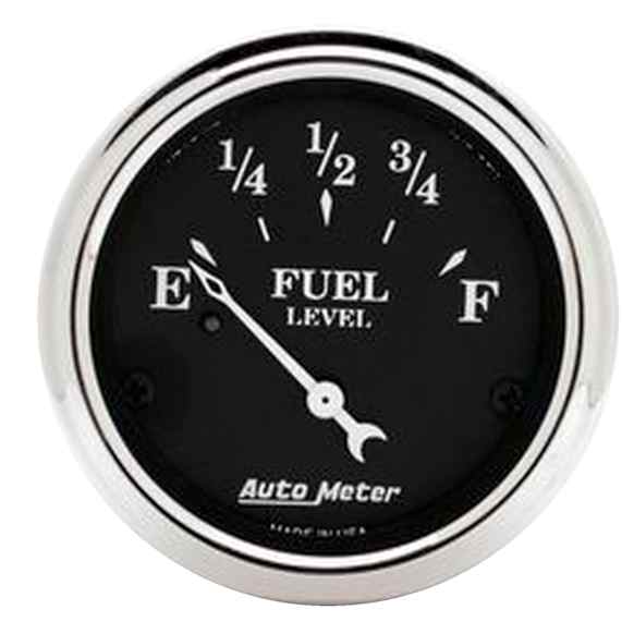1717 Old Tyme Black Series Gauge, Fuel Level, 2 1/16in. 240olme To 33olmf, Electric
