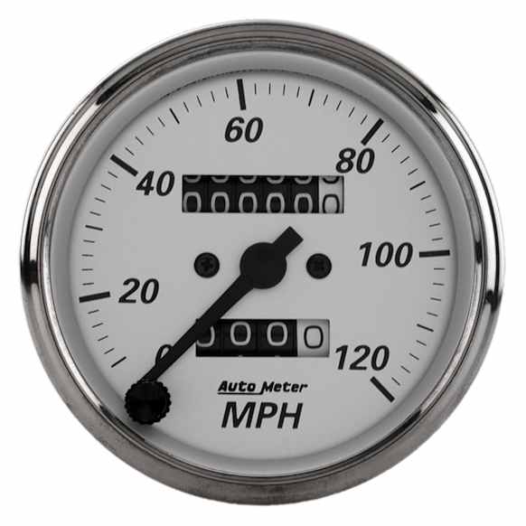 1993 American Platinum Series Gauge, Speedometer, 3 1/8in. 120Mph, Mechanical.