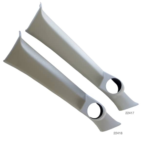 22418 Gauge Mount, A-Pillar, Full, Single, 2 5/8in. Gray, Honda Civic (2Dr.) 92-95 Eg