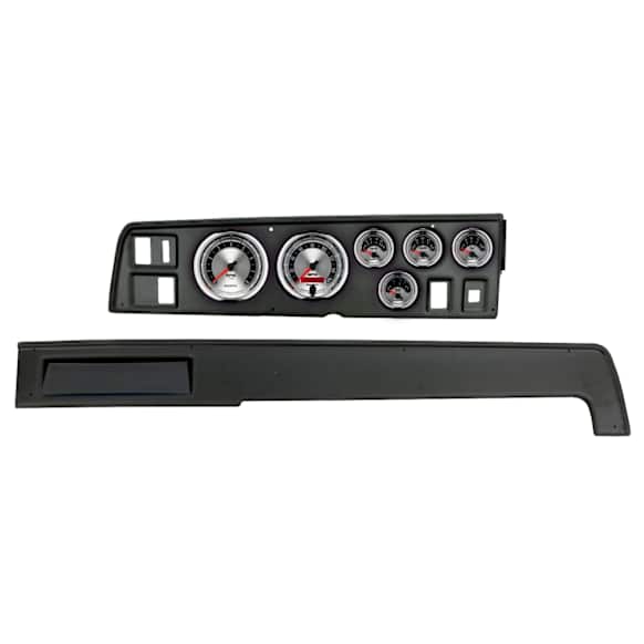 2907-01 American Muscle Direct Fit Dash Kit, (3 3/8in. X2, 2 1/16in. X4), Dodge Charger 68-70.
