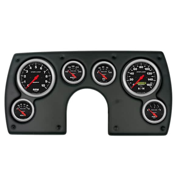 1984 Chevrolet Camaro - Sport-Comp Direct Fit Dash Kit, (3 3/8in. X2, 2 1/16in. X4), Chevy Camaro 82-89.