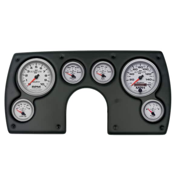 1989 Chevrolet Camaro - Ultra-Lite II Direct Fit Dash Kit, (3 3/8in. X2, 2 1/16in. X4), Chevy Camaro 82-89.