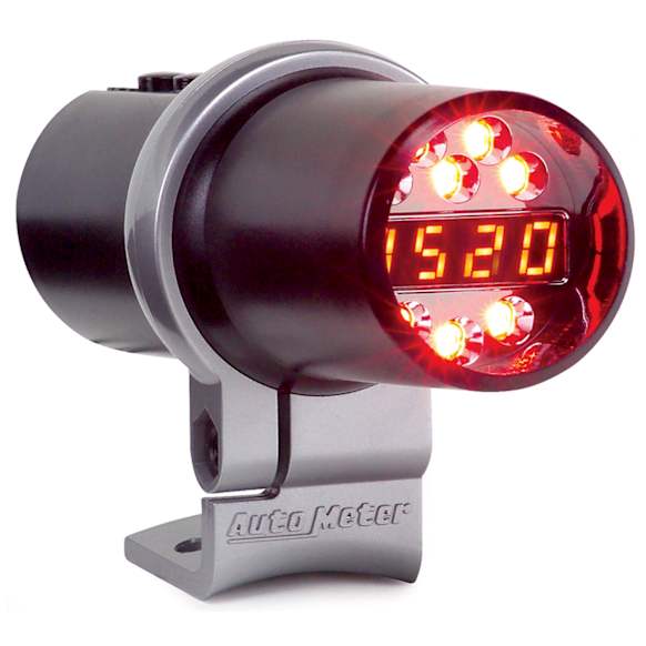 5343 Shift Light, Digital W/ Amber Led, Black, Pedestal Mount, Dpss Level 1