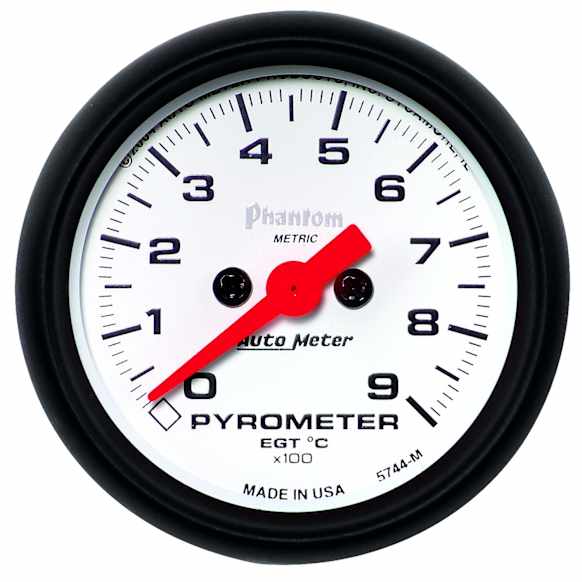 5744-M Phantom Series Gauge, Pyrometer (Egt), 2 1/16in. 900c, Digital Stepper Motor.