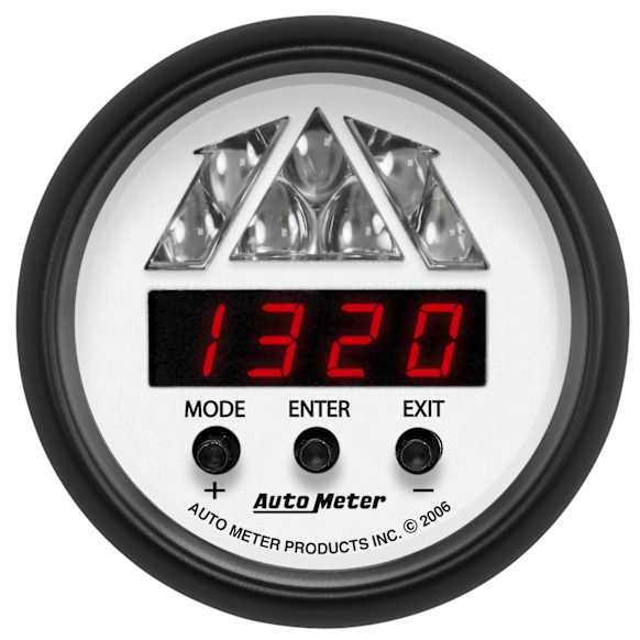 5788 Phantom Series Gauge, Shift Light, Digital Rpm W/ Multi-Color Led Light, Dpss Level 2.