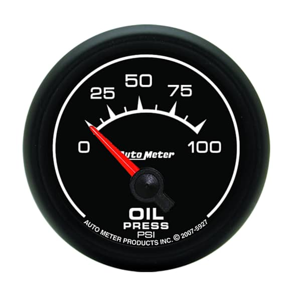 5927 ES Series Gauge, Oil PrES Seriessure, 2 1/16in. 100Psi, Electric.