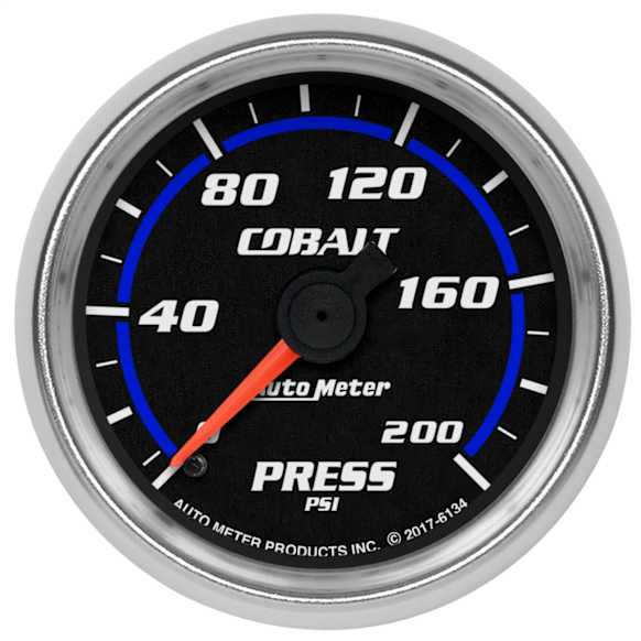 6134 Cobalt Series Gauge, Pressure, 2 1/16in. 200Psi, Mechanical.