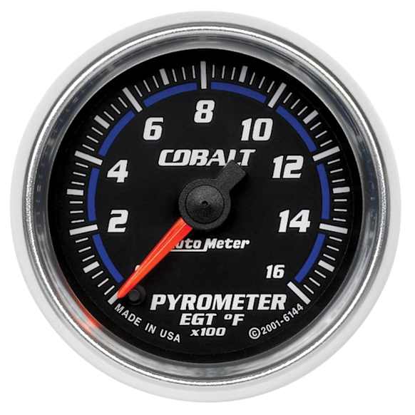 6144 Cobalt Series Gauge, Pyrometer (Egt), 2 1/16in. 1600f, Digital Stepper Motor.
