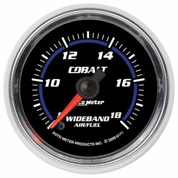 6171 Cobalt Series Gauge, Air/Fuel Ratio-Wideband, Analog, 2 1/16in. 8