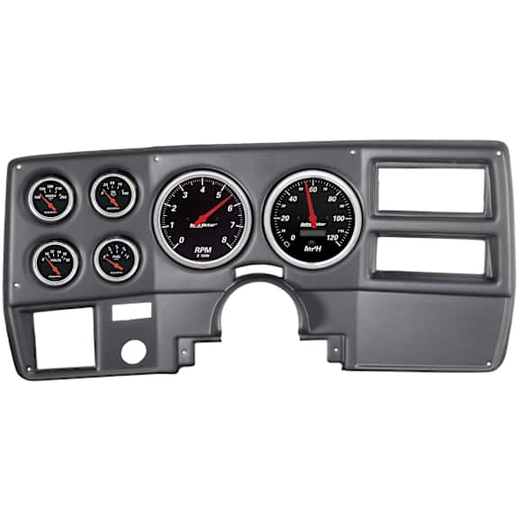 7027-DB Direct Fit Dash Kit, Chevy Truck/Suburban 73-83, Tach/Mph/Fuel/Oilp/Wtmp/Volt, Db