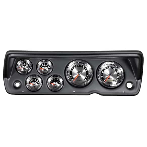 7031 Direct Fit Dash Kit, Abody/Duster/Demon/Dart 70-76, Tach/Mph/Fuel/Oilp/Wtmp/Volt, Am