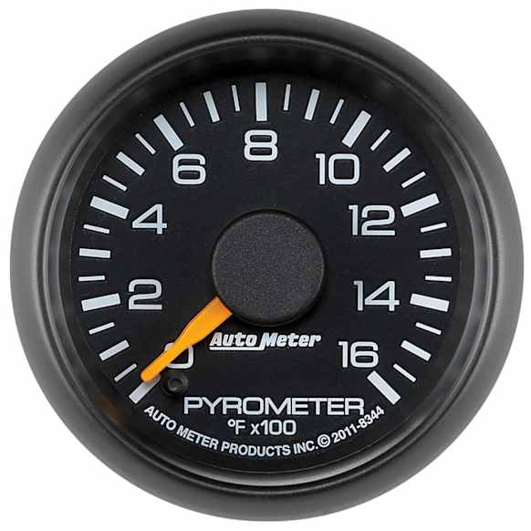 8344 GM Factory Match Series Gauge, Pyrometer (Egt), 2 1/16in. 1600f, Stepper Motor