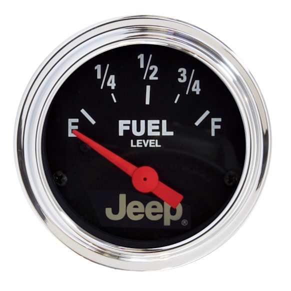 880428 Jeep Series Gauge, Fuel Level, 2 1/16in. 73olme To 10olmf, Elec