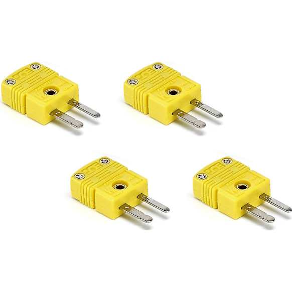 ST269382 Connector Kit, Type K Thermocouple, Plug (Male), Qty. 4