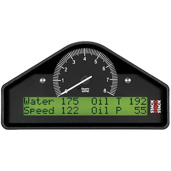 ST8100AR-A Action Replay Dash, Blk, 0-8K Rpm  (Psi, Deg. F, Mph)