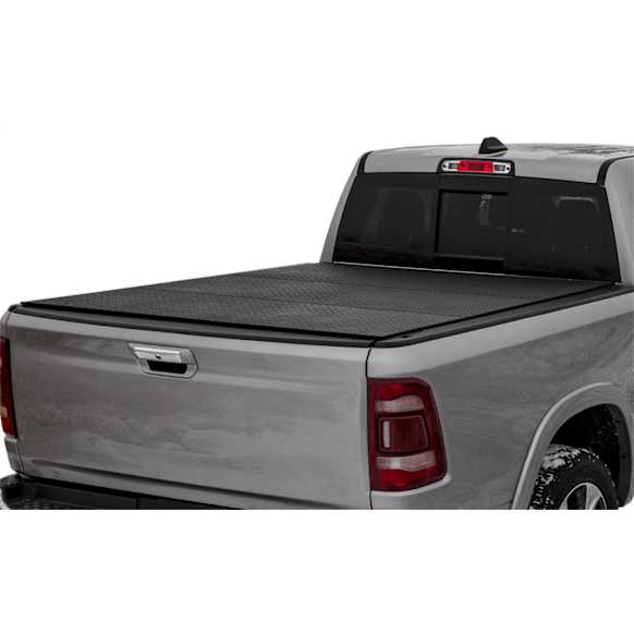 B0040029 LOMAX Professional Series Hard Folding Tonneau Cover, Aluminum Fits Approx. 6 ft. 6 in. Bed