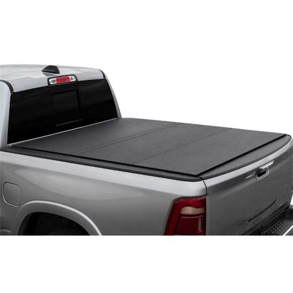 B3040019 LOMAX Hard Tri-fold Series Hard Folding Tonneau Cover, Aluminum Fits Approx. 5 ft. 6 in. Bed