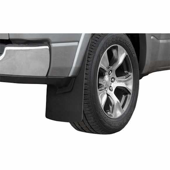 E104003209 Mud Flaps, Black, Rubber
