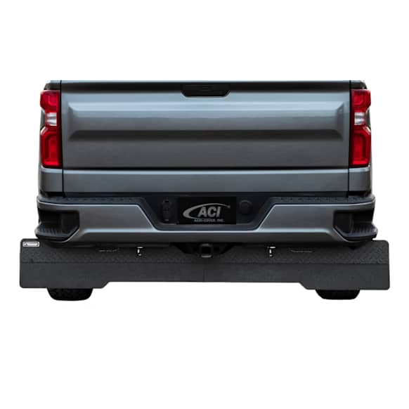 2021 GMC Sierra 1500 - Rear, Driver and Passenger Side Mud Flaps, With Adjustable Rubber, Black