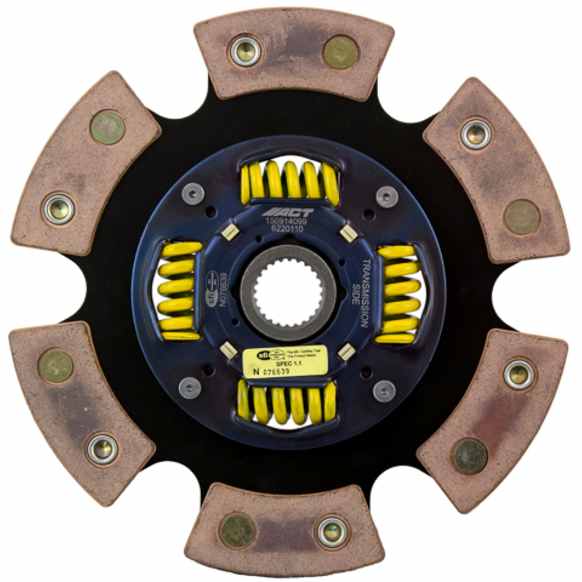 6220110 Clutch Race 6 Pad Series Clutch Disc - Sprung hub Direct Fit, Sold Individually
