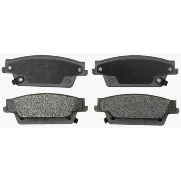 2008 Cadillac STS - Rear Semi-metallic Brake Pad Set, 3.6L 6Cyl, GM Brake Code JE5, Oe Pad Material Is Semi-Metallic, Advantage Series