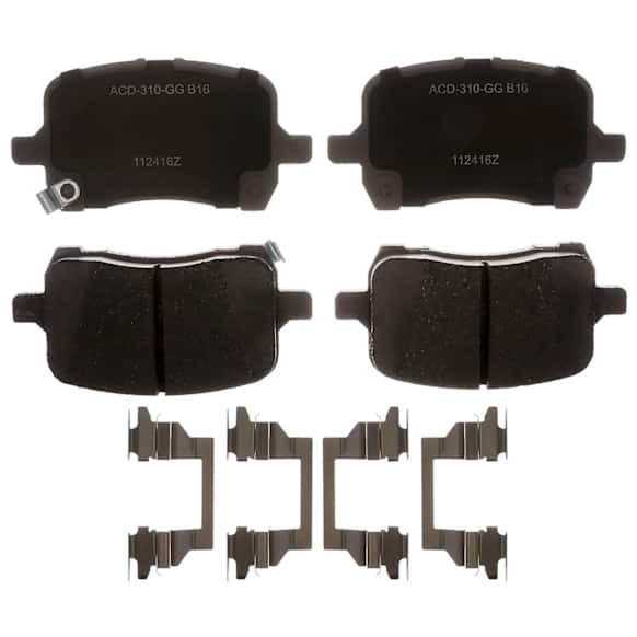 2008 Chevrolet HHR - Front Ceramic Brake Pad Set, 2.4L 4Cyl, Naturally Aspirated, Advantage Series