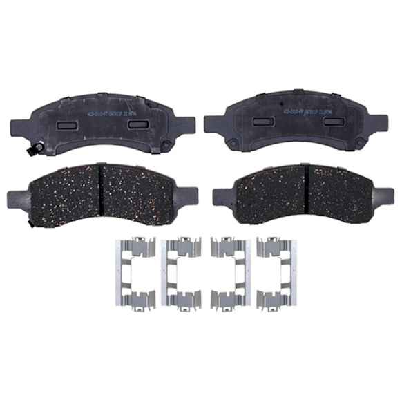 2011 Chevrolet Traverse - Front Ceramic Brake Pad Set, 3.6L 6Cyl, Silver Series
